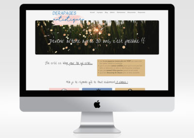 Site web Dérapages Artistiques